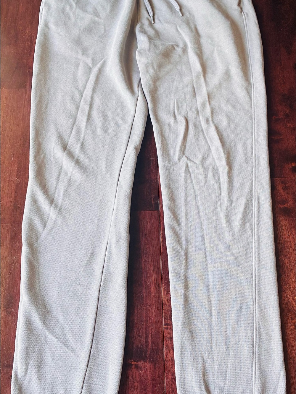 Hollister Men's Light Gray Fleece Joggers